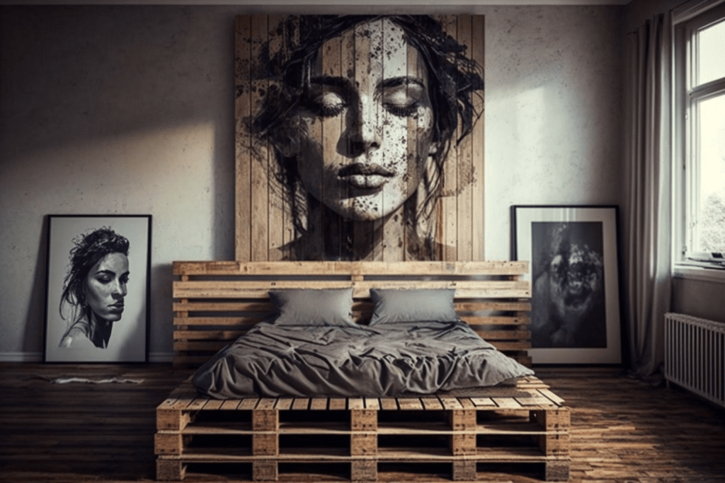 Wooden Pallet bed